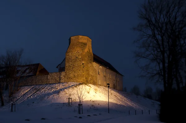 Wesenberg Castle at night — Stock Photo, Image