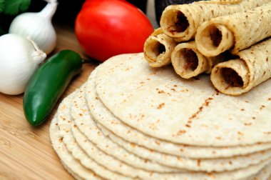 Corn Tortillas And Taquitos clipart