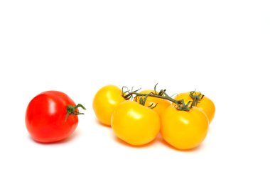 Red And Yellow Tomato clipart