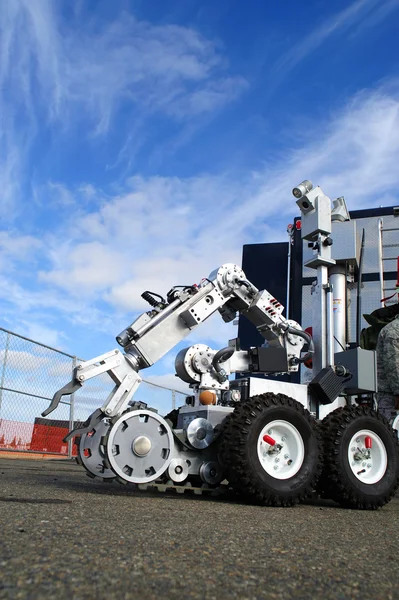 Robot della squadra artificieri — Foto Stock