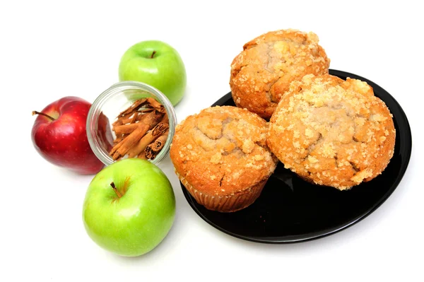 Apfelgewürz-Muffin — Stockfoto