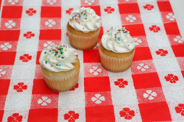 Three Cupcakes — Stock Photo, Image