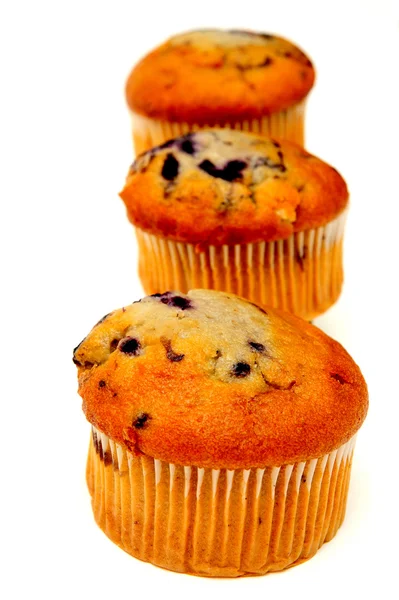 Tre muffin — Foto Stock