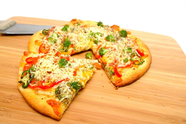 Pizza vegetarián gurmán — Stock fotografie