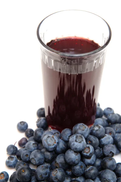 健康蓝莓汁 — 图库照片