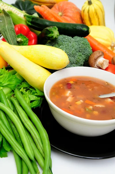 Vegetable Soup — Stock Image Vegetable Soup Stock Picture