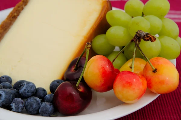 stock image Cheese Cake With Fresh Fruit