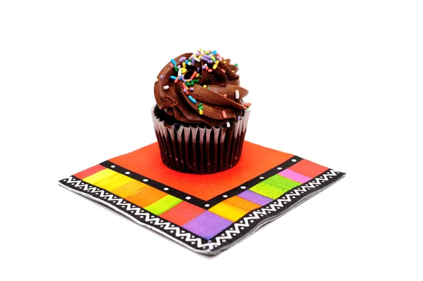 Suklaa cupcake — kuvapankkivalokuva