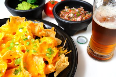 Nachos and Beer clipart