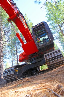 Logging Tractor clipart