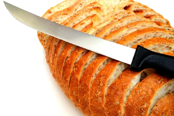 Cracked Wheat Sourdough Bread — Stock Photo, Image