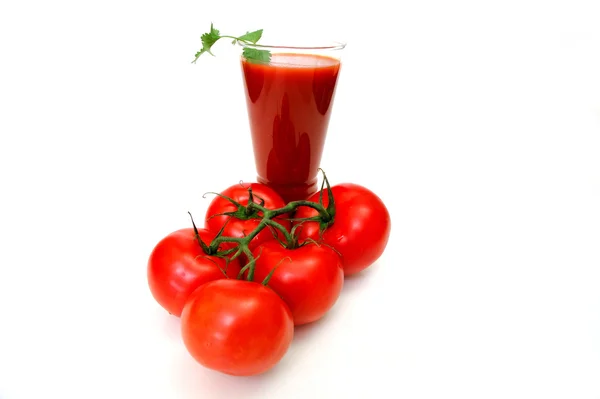 トマトジュースとトマト — ストック写真
