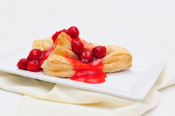 Cherry Dessert — Stock Photo, Image