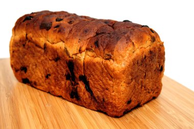 Raisin Cinnamon Bread Loaf clipart