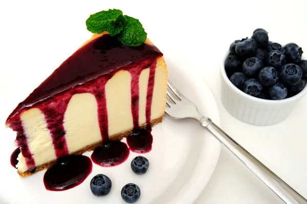 Cheesecake επιδόρπιο — Φωτογραφία Αρχείου