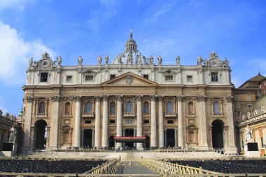 St. Peter's Basilica in Rome clipart