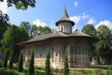 The Voronet Monastery clipart