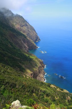 The north coast of Madeira clipart