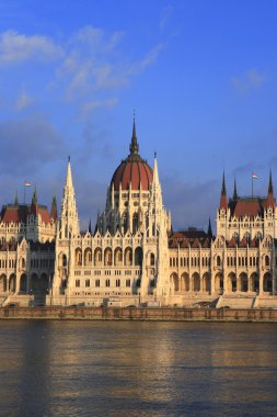 The parliament building in Budapest clipart
