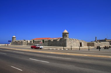 The fortress of San Salvador de la Punta clipart