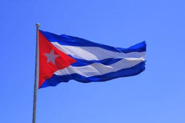 Cuba's national flag clipart