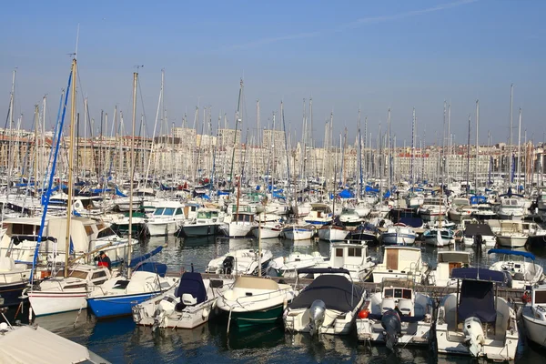 El antiguo puerto de Marsella — Foto de Stock
