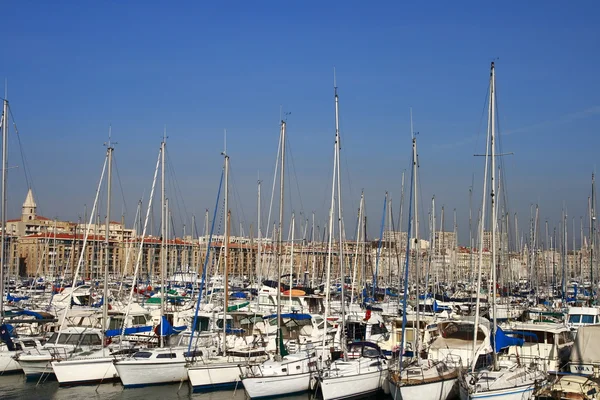 O antigo porto de Marselha — Fotografia de Stock