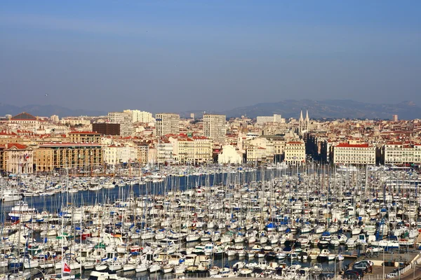 El antiguo puerto de Marsella — Foto de Stock