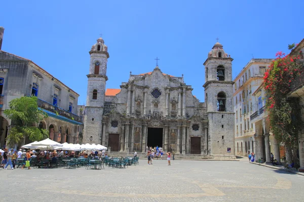 哈瓦那圣克里斯托瓦尔大教堂 — 图库照片