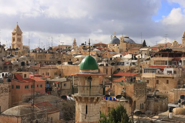Η παλιά πόλη της Ιερουσαλήμ Εικόνα Αρχείου