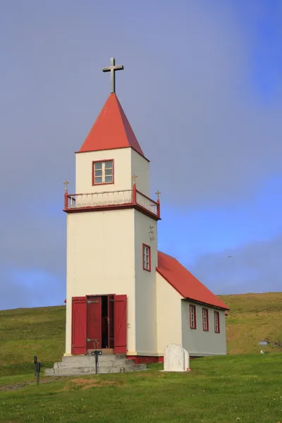 Kerk in Grímsey — Stockfoto