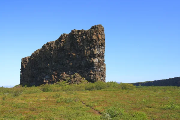 El cañón de Asbyrgi — Foto de Stock