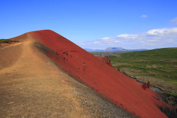 O vulcão Raudholar — Fotografia de Stock