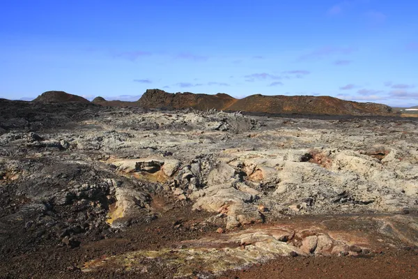 O campo de lava de Leirhnjukur — Fotografia de Stock