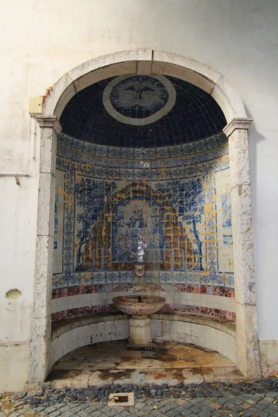 Ornate fountain in Lisbon — Stock Photo, Image