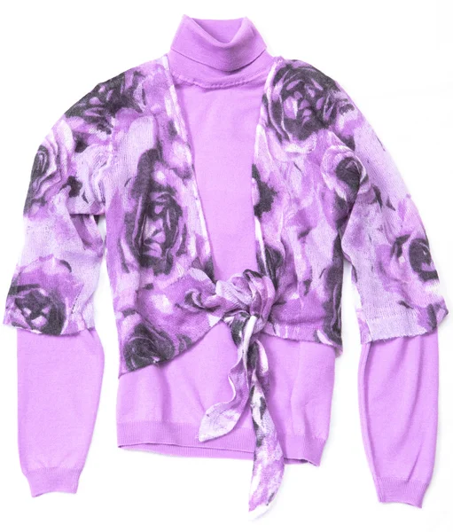 Purple Women's pullover — Stock Photo, Image
