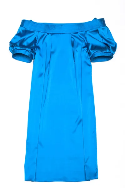 Şık mavi elbisesi — Stok fotoğraf
