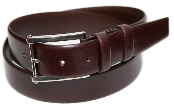 Brown leather belt — Stock Photo, Image