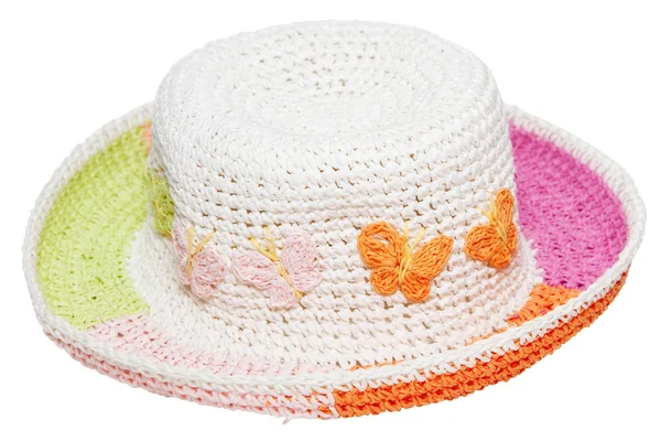 Wicker Children's hat. — Stock Photo, Image