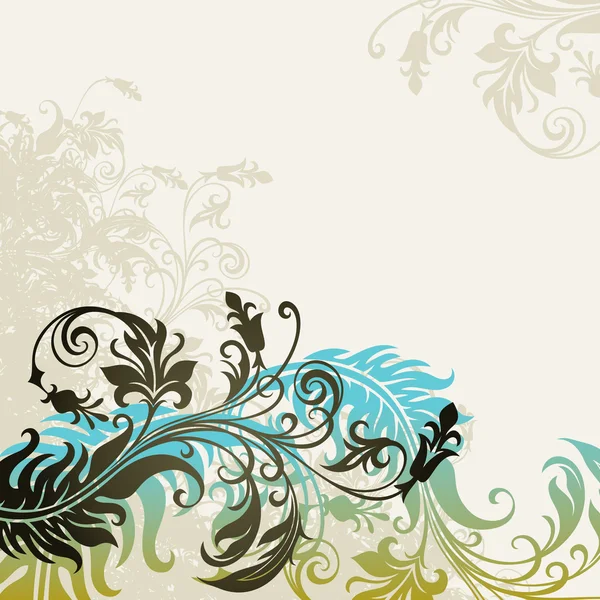 Floral wallpaper — Stock Vector © sanyal #2031481