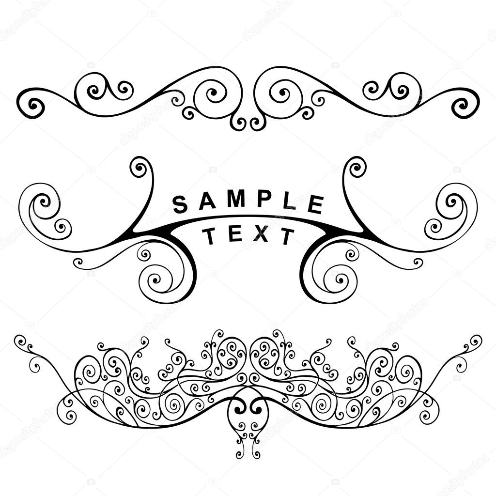 Download Floral lines ⬇ Vector Image by © sanyal | Vector Stock 2032210