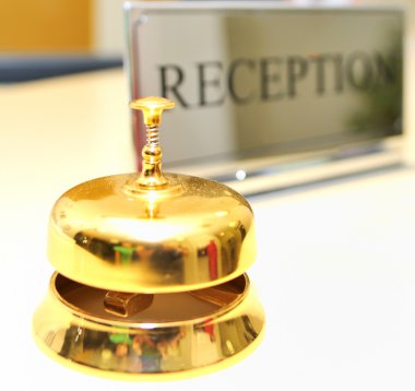 Hotel reception clipart