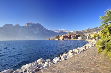 Lake Garda. Italy clipart