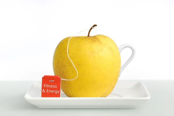 Apple чай — стокове фото