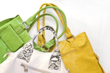 Female luxury bags clipart