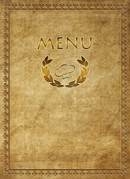 레스토랑의 메뉴 — 스톡 사진