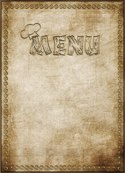 Menu of restaurant — Stock Photo, Image