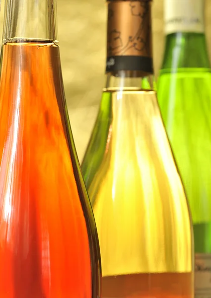 Still-life with wine bottles — Stock Photo, Image