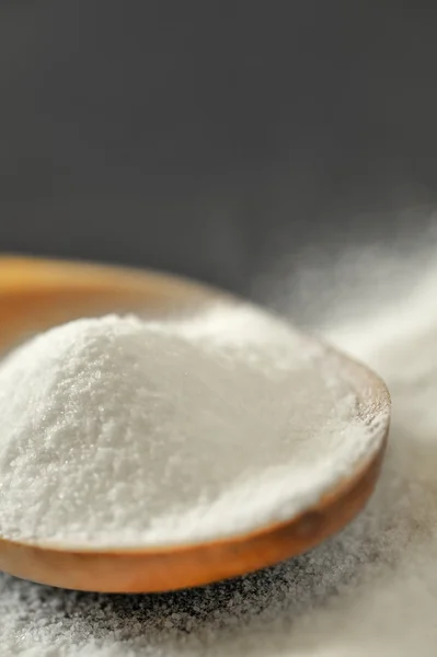 Spoonful of bicarbonate — Stock Photo, Image