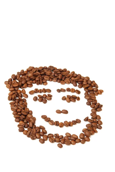 Coffee face — Stock Photo, Image